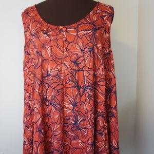 Button-Front Swing Tank Top - Addition Elle  SZ 3X